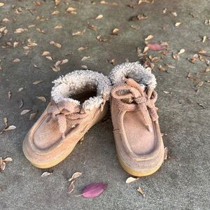 ZARA Suede Boots with Fur Lining size 6 toddler